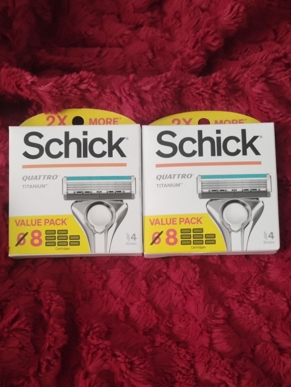 Schick Quattro Titanium Value Pack Razor Cartridges